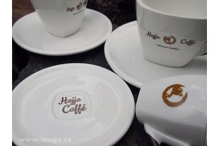 Porcelánové šálky pro kavárny