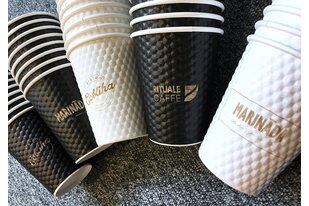 Kelímky na kávu Starcups s dotiskem loga