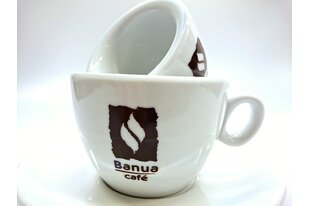 vybarvené pískování pro Banua cafe