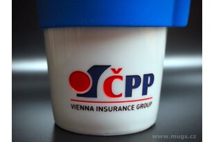 Vypískované a vybarvené logo do porcelánu