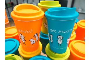 Plastové termo hrnky Americano Latte