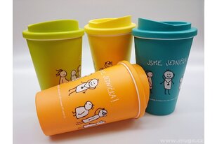 Plastové cestovní hrnky To Go Latte