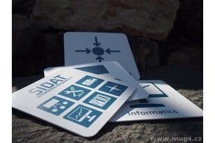 Plastové reklamní podtácky s potiskem