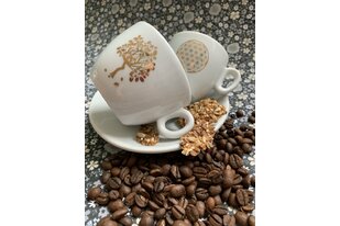 lavanda cafe a cappuccino s potiskem pravého zlata