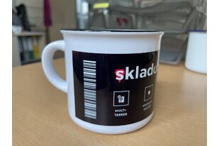 Sublimační porcelánové hrnky imitace plechového hrnku