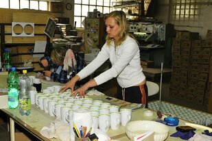 Produktion von Werbe - MUGS GmbH