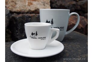 šálky s potiskem pro TRAIL HOUSE