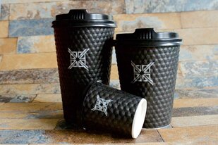 Kelímky na kávu Starcups s dotiskem loga