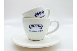 Porcelánové reklamní šálky