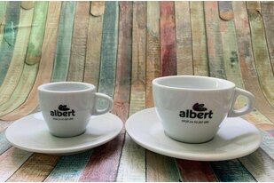 Viola caffe a cappuccino s potiskem loga kavárny