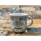 Porcelánový hrnček imitácia plecháčikov 270ML