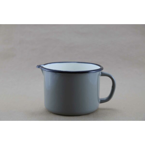 Gray enamel mug 1000 ml