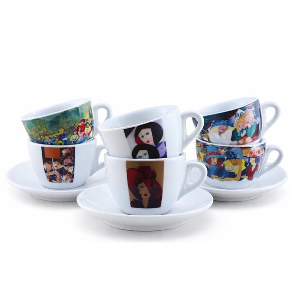 ROSA COLLEZIONE DIPINTI Cappuccino 160 ml