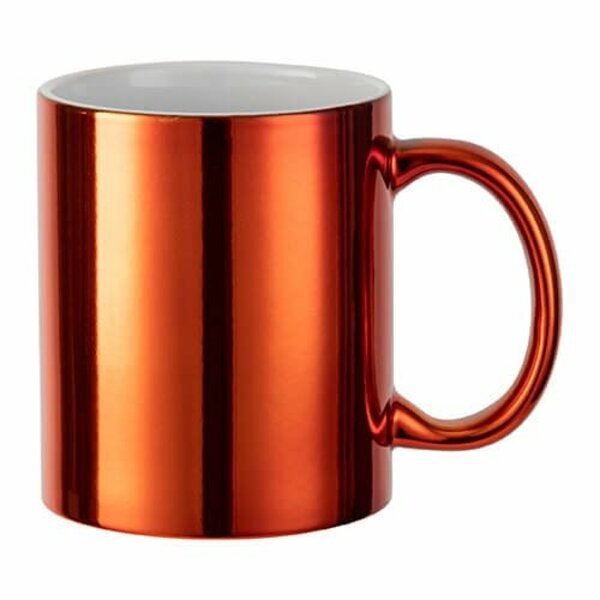 Pokovený hrnek se sublimací 350 ml - oranžový