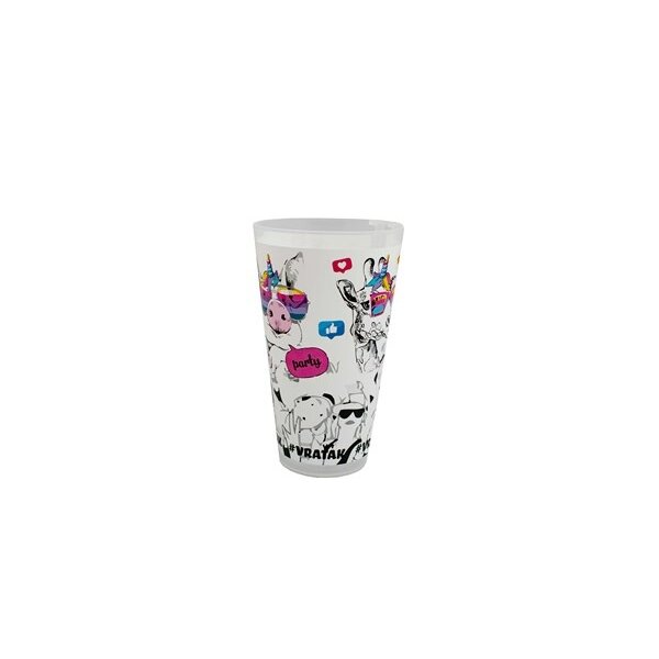 VRATNÝ KELÍMEK TRANSPARENTNÍ "PARTY" 500 ml