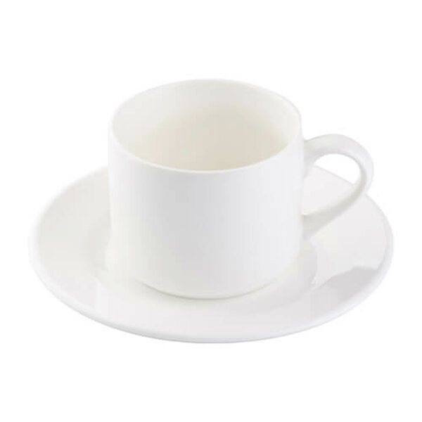 Porzellantasse und Untertasse SU158 250 ml