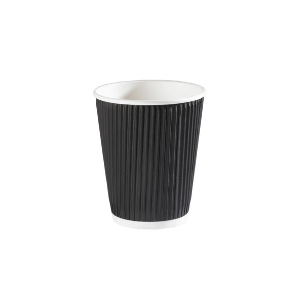 Kelímek na horké nápoje TRIPLE WALL BLACK 240 ml (25 ks/bal - 500 ks/karton)