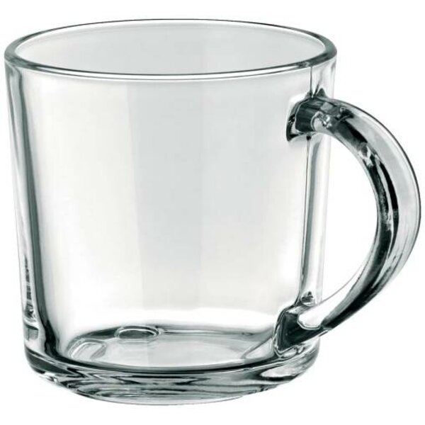 Reklamný sklenený hrnček číry 250 ml