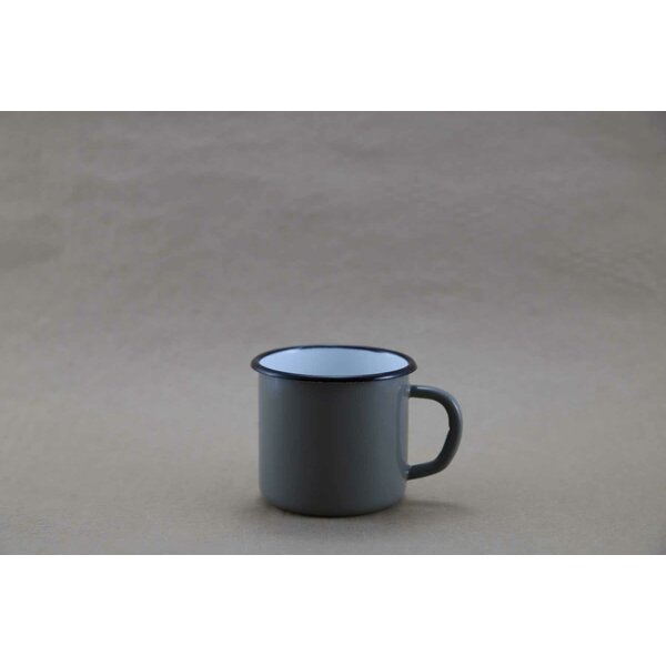 Graue Emaille Tasse 250 ml