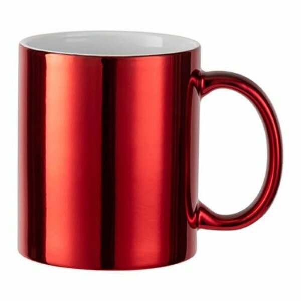 Pokovený hrnek se sublimací 350 ml - červený