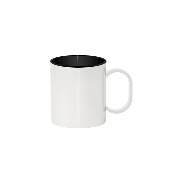 Hrnek plastový 330 ml BLACK na sublimaci