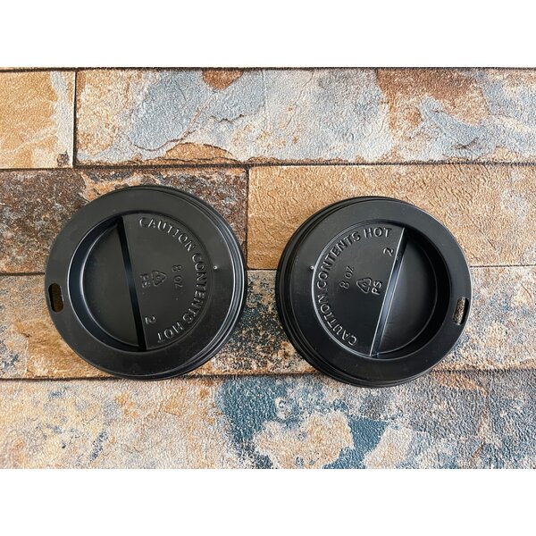 Víčko na kelímek BLACK 300 - 400 ml (100 ks/bal - 1000 ks/karton)