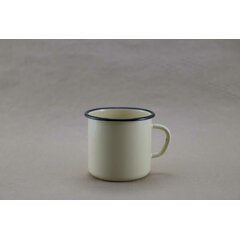 Creamy enamel mug 400 ml
