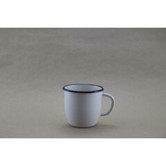 Conic pearly enamel mug 250 ml