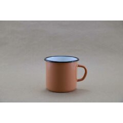 Apricot enamel mug 400 ml