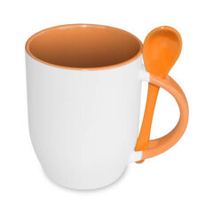 Keramikbecher 330 ml orange