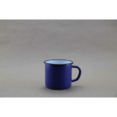 Blue enamel mug 250 ml