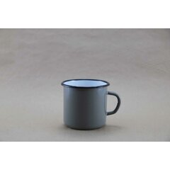 Gray enamel mug 400 ml