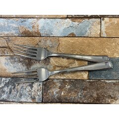 Plastová vidlička stříbrná 19 cm