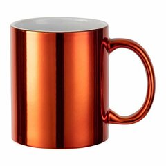 Pokovený hrnek se sublimací 350 ml - oranžový