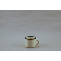 Creamy enamel mug 85 ml