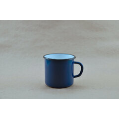 Blue enamel mug 400 ml