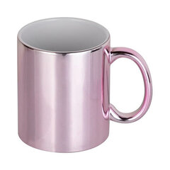 Pokovený hrnek se sublimací 350 ml - růžový