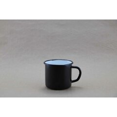 Black enamel mug 250 ml